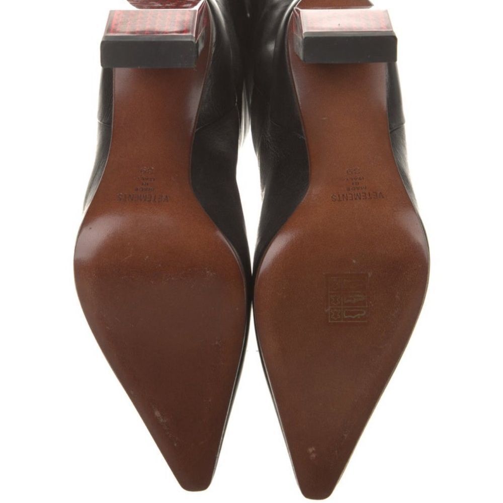 Vetements Leather Boots - Picture 5 of 5